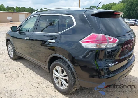 2015 Nissan Rogue Sv из США, поврежденный, VIN 5N1AT2MV3FC925906